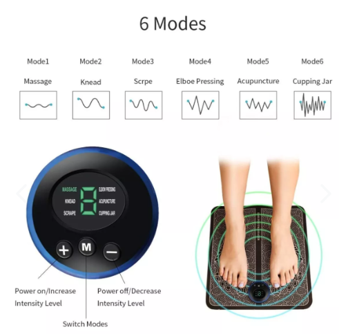 Tapete masajeador electroestimulador de Pies